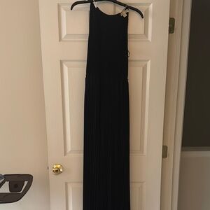 Elegant Black Maxi Kulot Jump Suit
